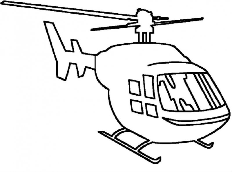 Elicottero · 17, disegno da stampare e colorare