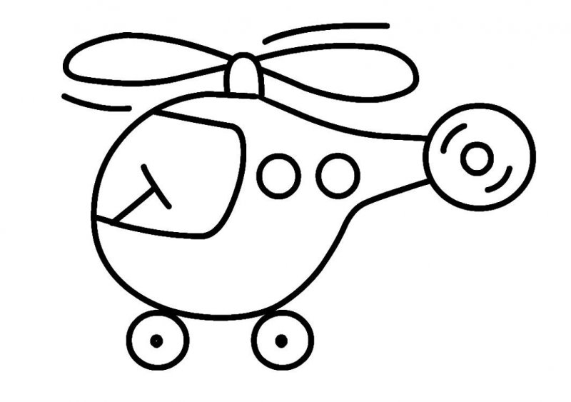 Elicottero · 18, disegno da colorare