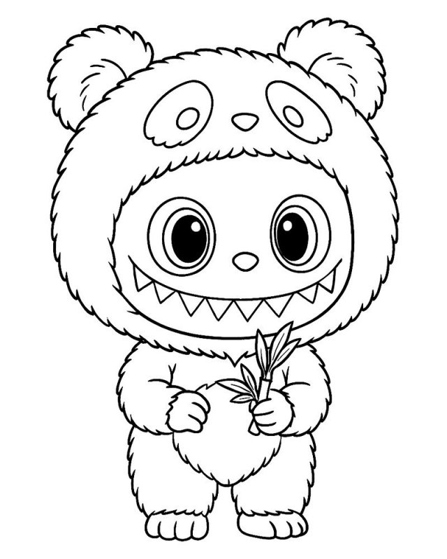 Labubu · 32, disegno da colorare