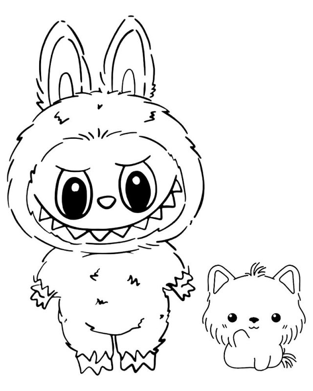 Labubu · 34, disegno da colorare