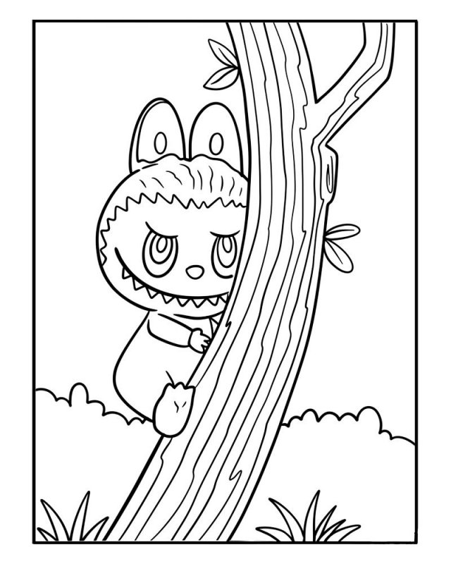 Labubu · 41, disegno da colorare