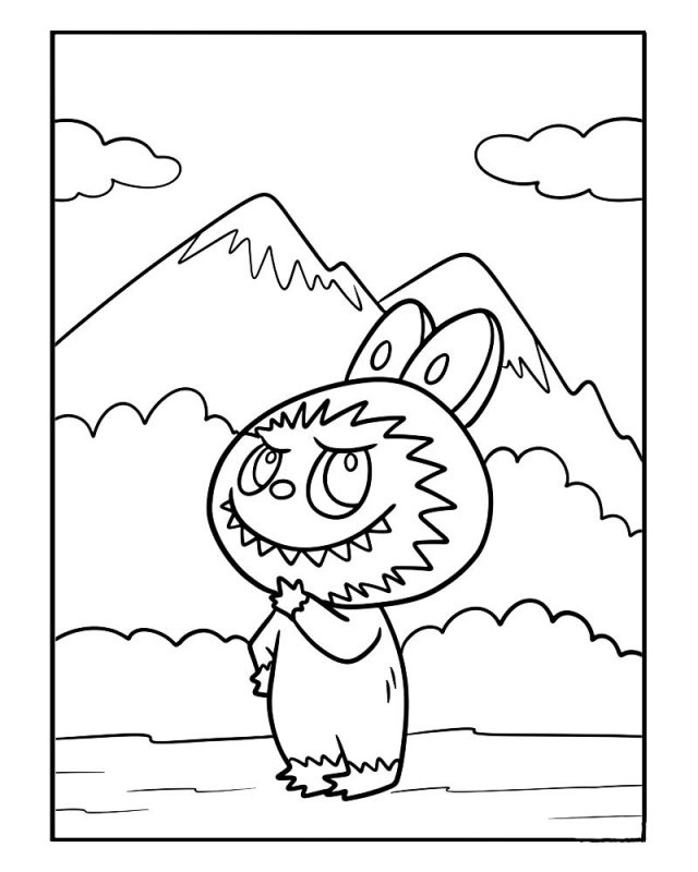 Labubu · 39, disegno da colorare