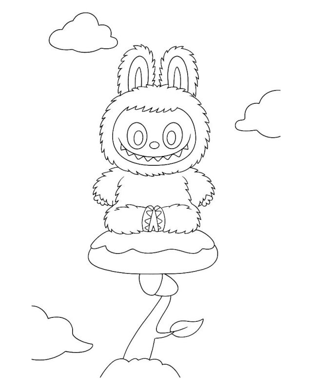 Labubu · 43, disegno da colorare