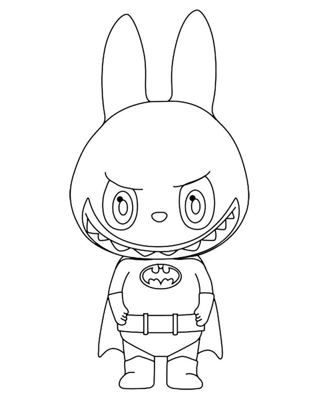 Labubu · 48, disegno da colorare