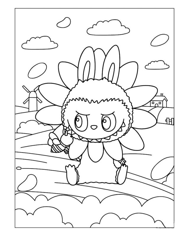 Labubu · 26, disegno da colorare