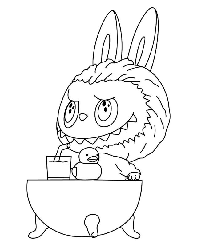 Labubu · 11, disegno da colorare