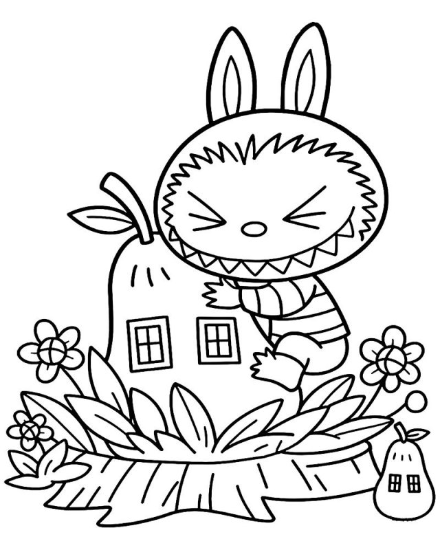 Labubu · 13, disegno da colorare