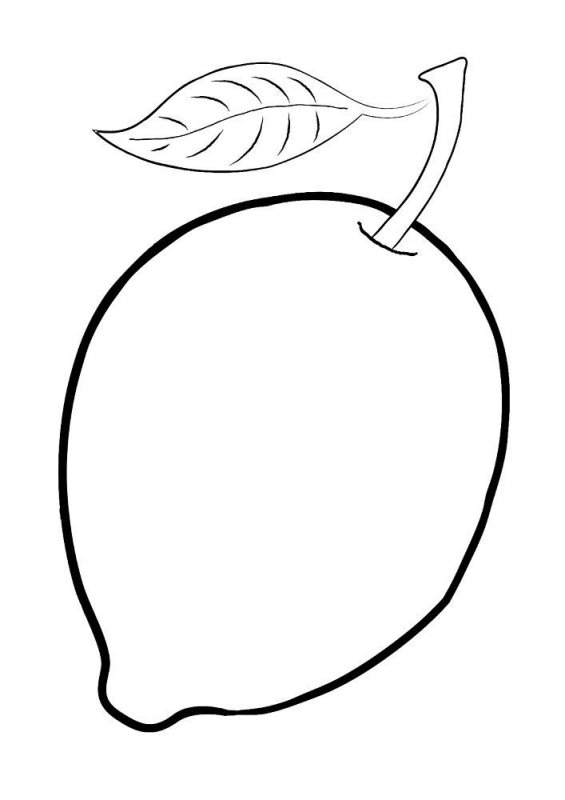 Limone · 2, disegno da stampare e colorare