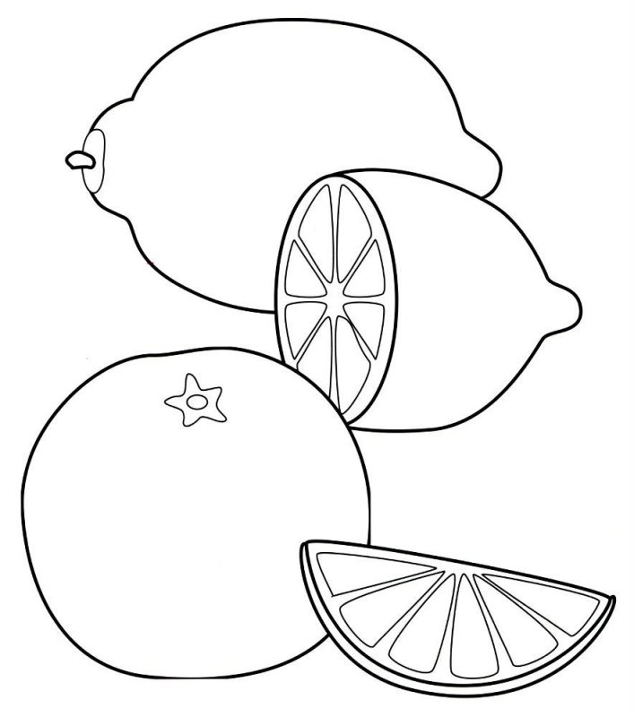 Limone · 6, disegno da colorare