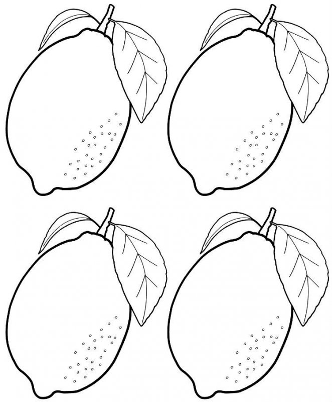 Limone · 8, disegno da colorare