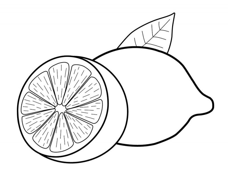 Limone · 14, disegno da colorare