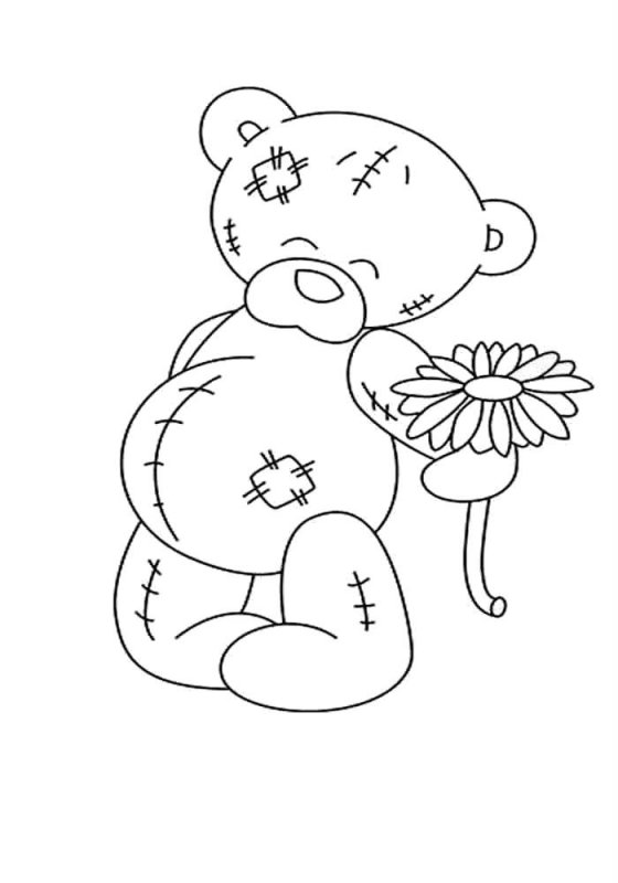 Teddy · 22, disegno da colorare
