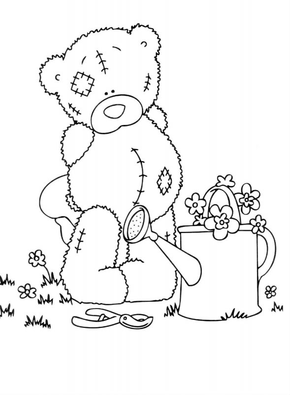 Teddy · 19, disegno da stampare e colorare