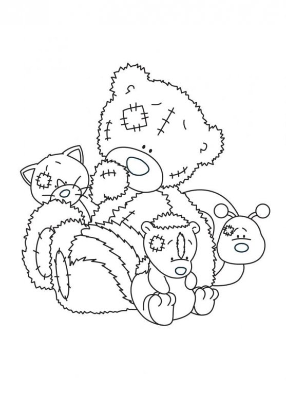 Teddy · 18, disegno da stampare e colorare
