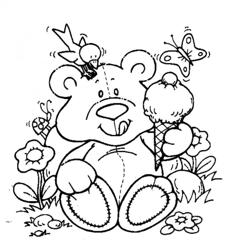 Teddy · 28, disegno da stampare e colorare