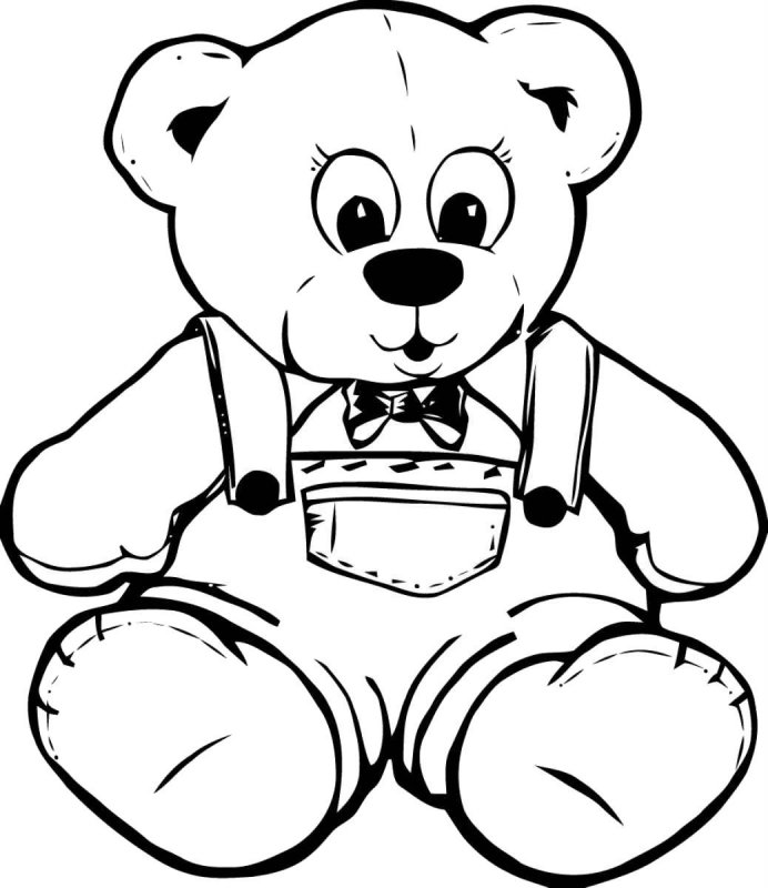 Teddy · 9, disegno da stampare e colorare
