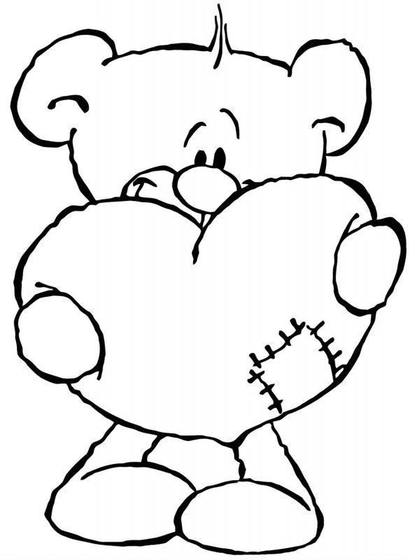 Teddy · 12, disegno da stampare e colorare