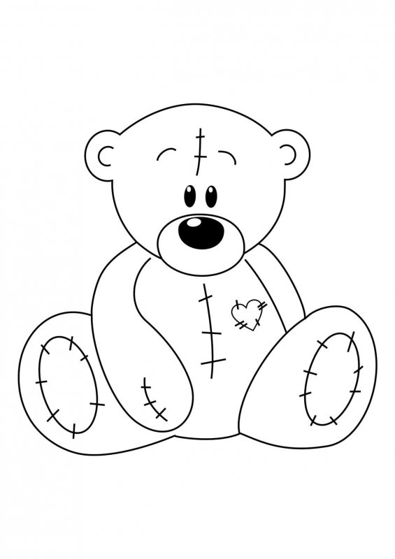 Teddy · 11, disegno da colorare