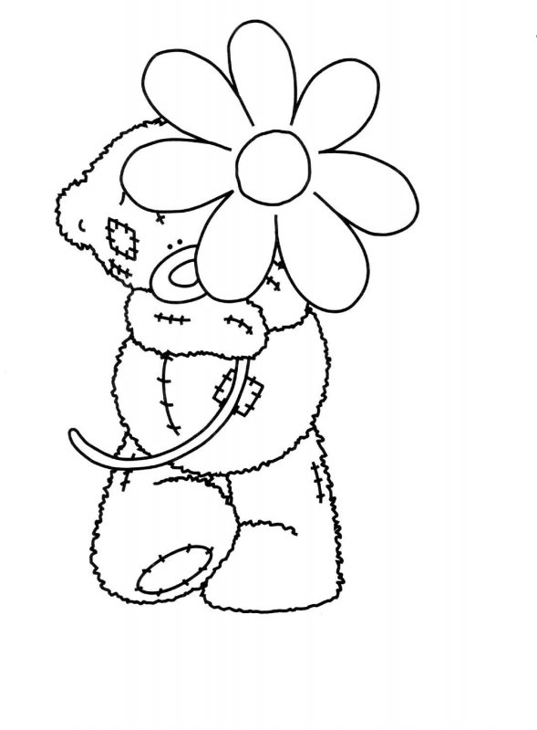 Teddy · 7, disegno da stampare e colorare