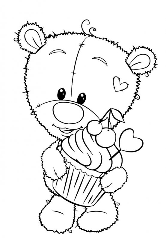 Teddy · 5, disegno da stampare e colorare
