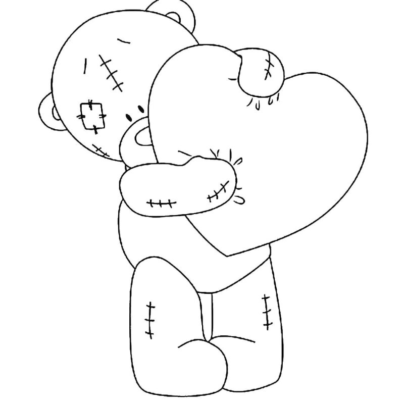 Teddy · 2, disegno da stampare e colorare