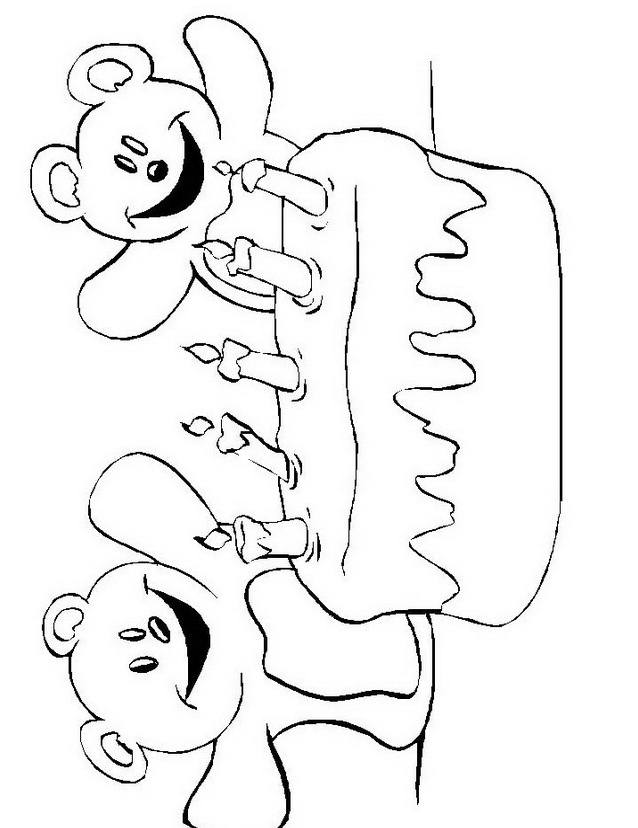 Compleanno · 51, disegno da colorare