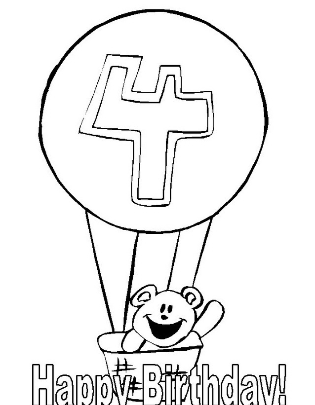 Compleanno · 18, disegno da colorare